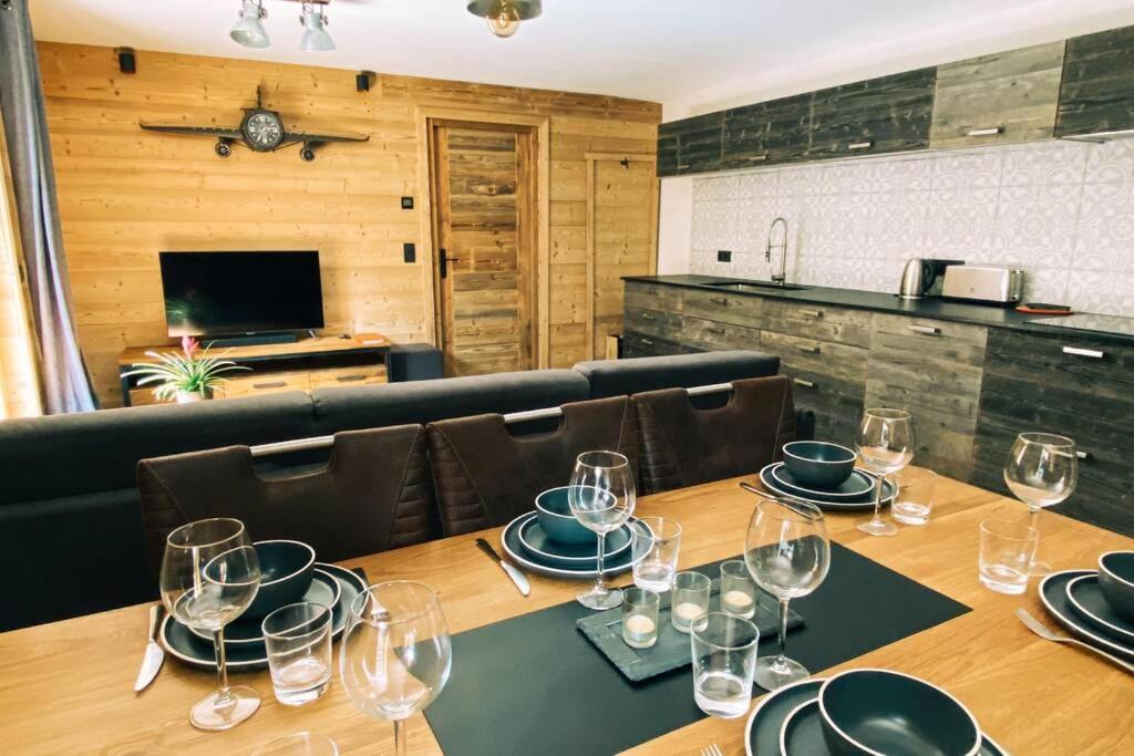 Ferienwohnung La Pepite Des Aiguilles Les Houches Exterior foto