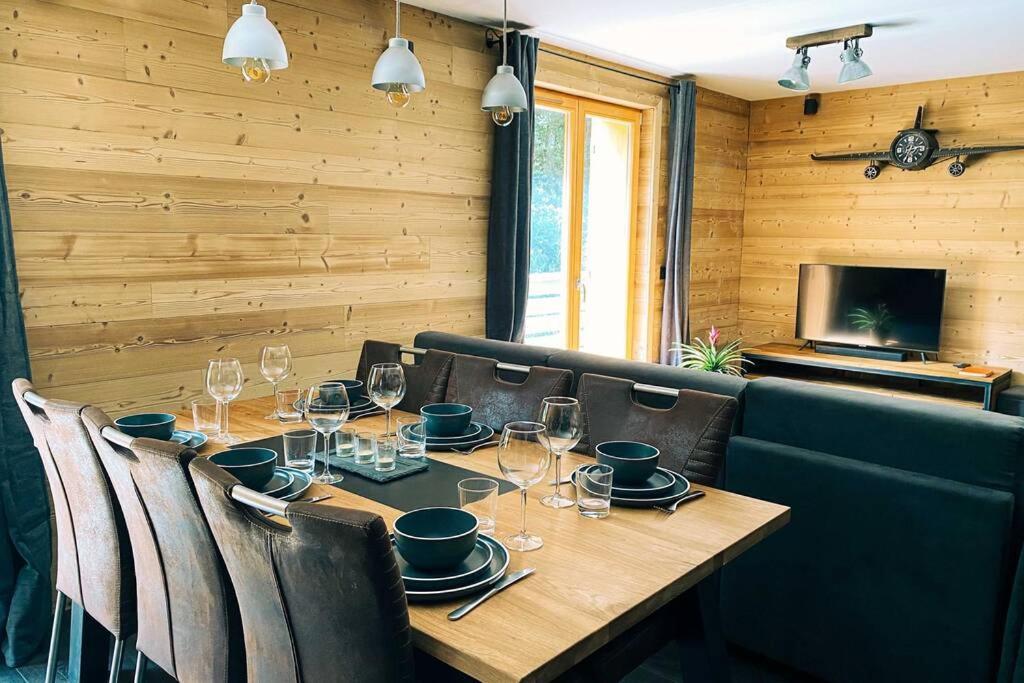 Ferienwohnung La Pepite Des Aiguilles Les Houches Exterior foto
